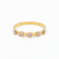 Armring Rosa Zirkon rustfritt stål