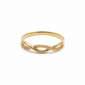 Infinity Armring Zirkon rustfritt stål
