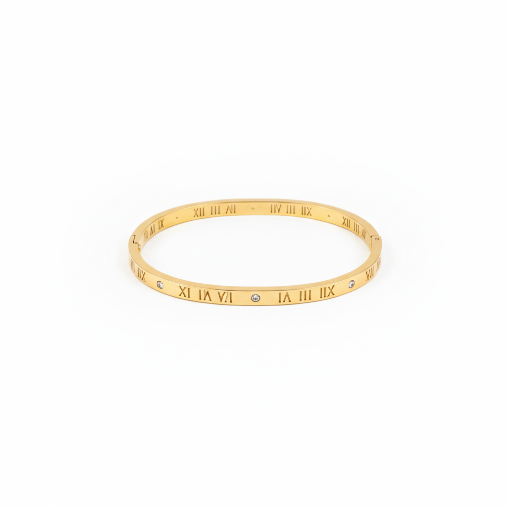 Roma Sparkle Armring rustfritt stål