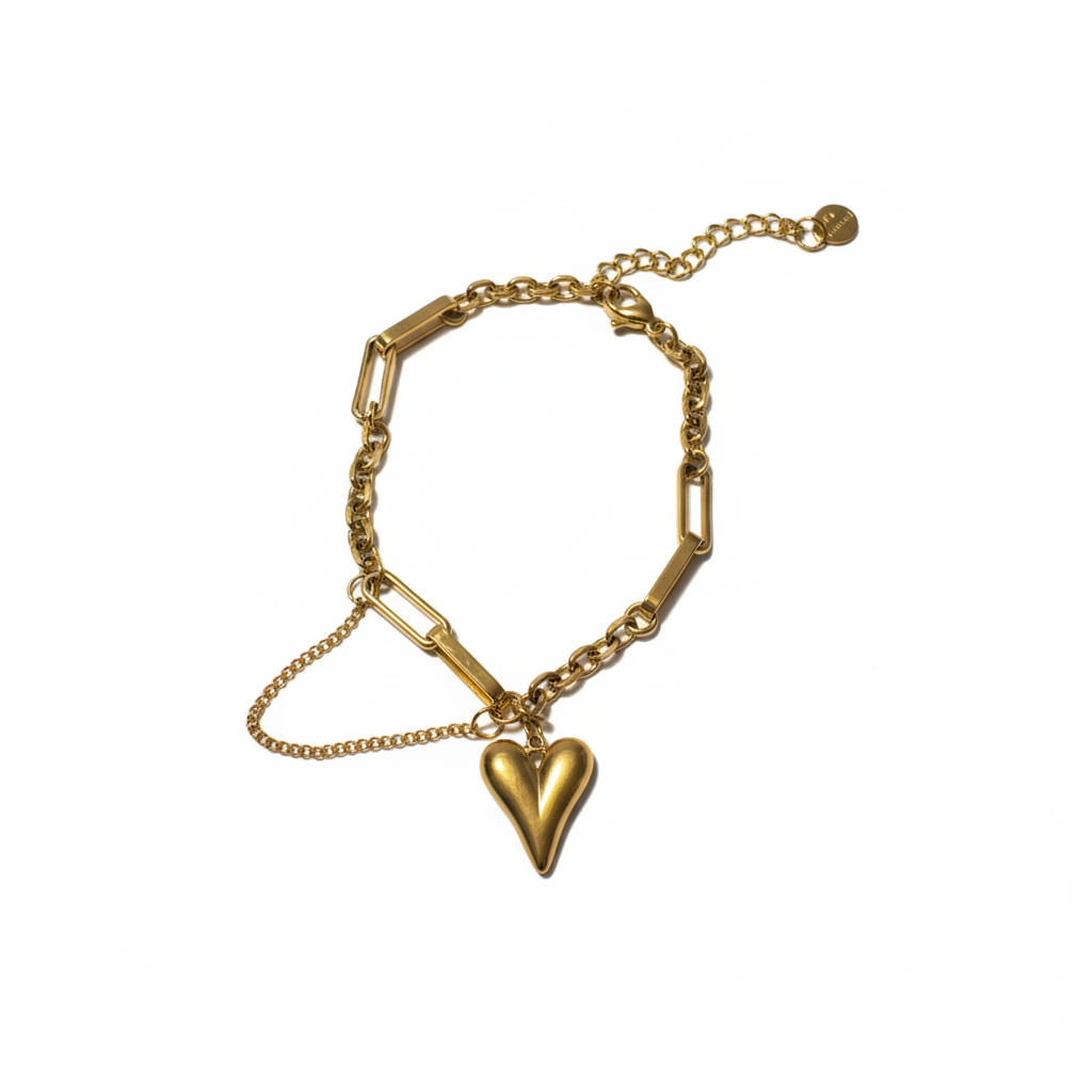 Heart Link Armbånd